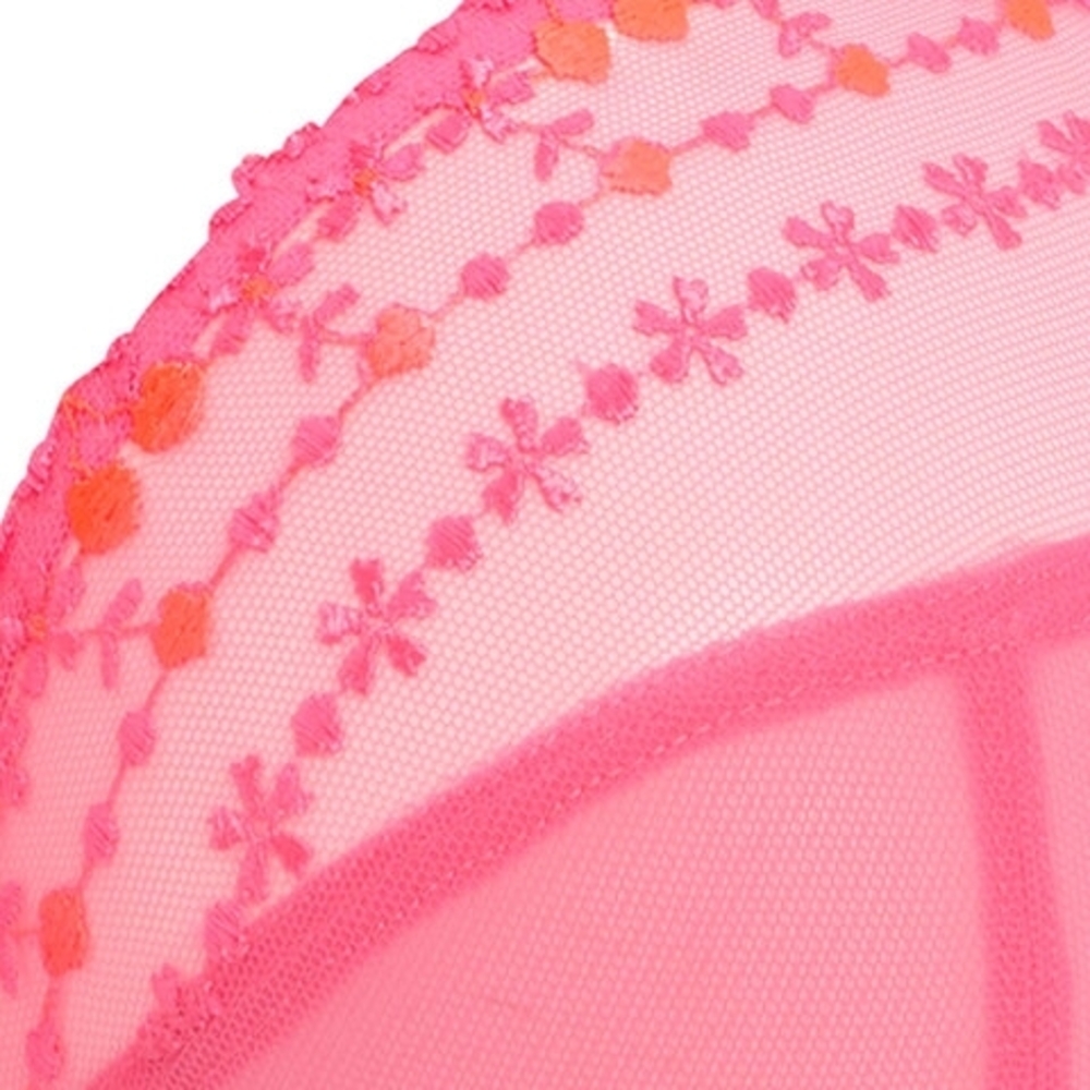 Elomi Vibrant Pink Floral Set - Picture 2 of 9
